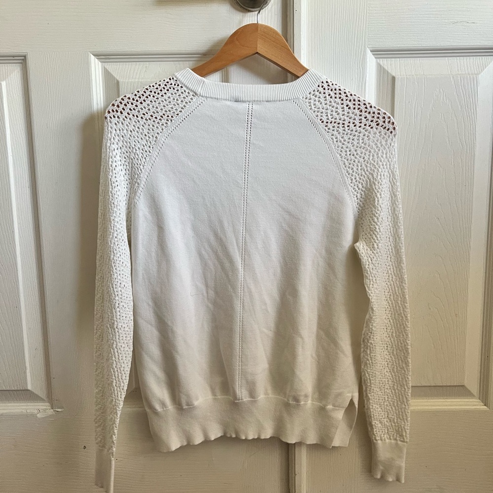 Wilfred Cream Knit Top with Crochet Detail - Picture 3 of 3